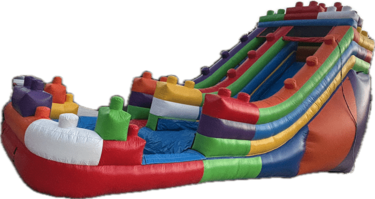 18 ft building block slide