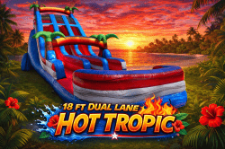 18 ft Dual lane Hot Tropic with Pool