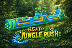 65' Jungle Rush Obstacle Course