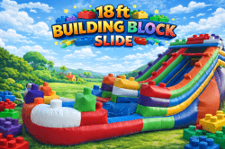 18 ft building block slide